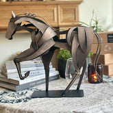 Artistic Metal Horse Sculpture
